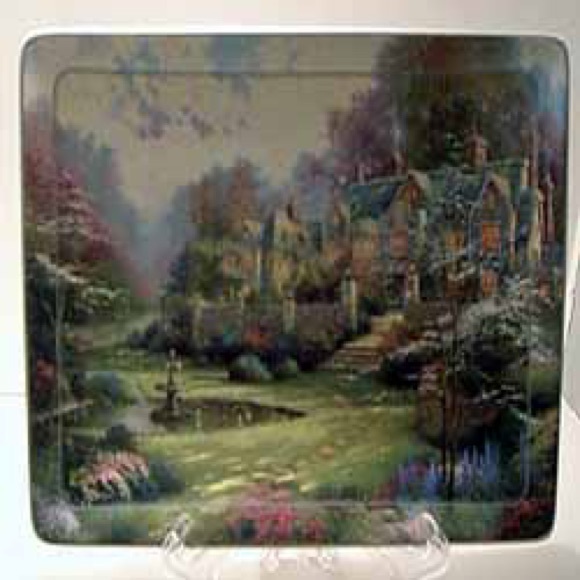 Set of 9 Thomas Kinkade - Nature’s Retreat collectible plates - Picture 8 of 16